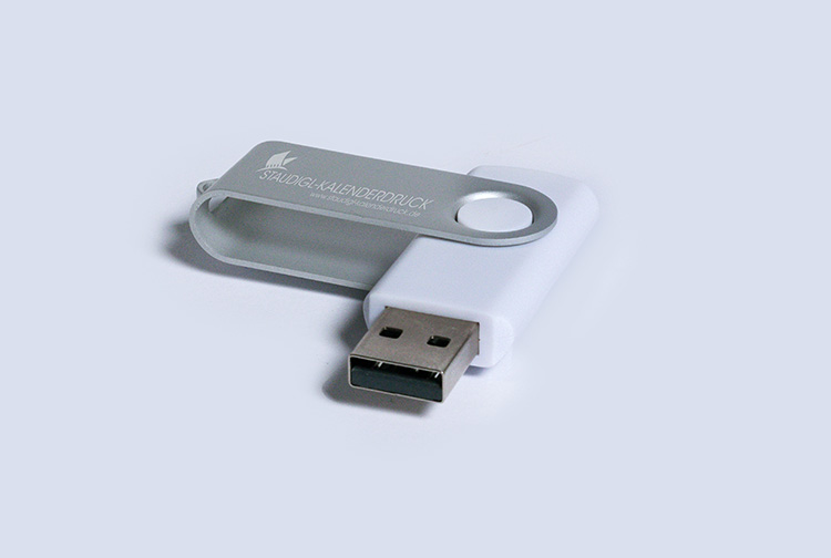 Farbige USB-Sticks mit Logo 